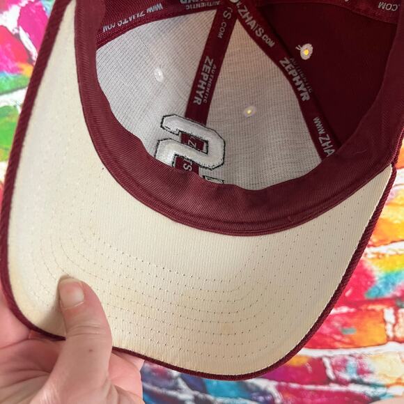 Stanford Cardinal Red Hat NCAA Stanford Cardinal Size 7 1/8 Fit Red Hat Cap - Picture 3 of 6